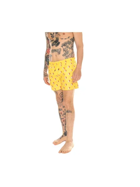 Strój kąpielowy Happy Socks żółty