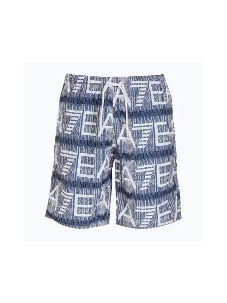 Плавальні шорти Emporio Armani Water Reactive Monogram Boxer монограма марлін монограма