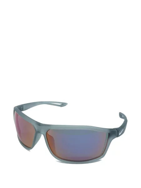 Ochelari de soare Nike cu cordon din jerseu cu imprimeu abstract gri