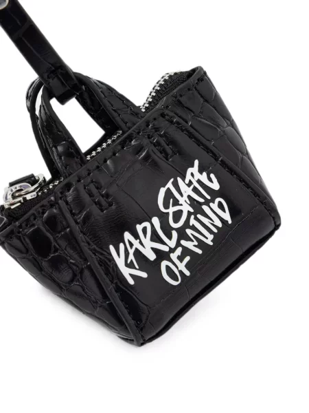 Colier Karl Lagerfeld Jeans cu imagine negru