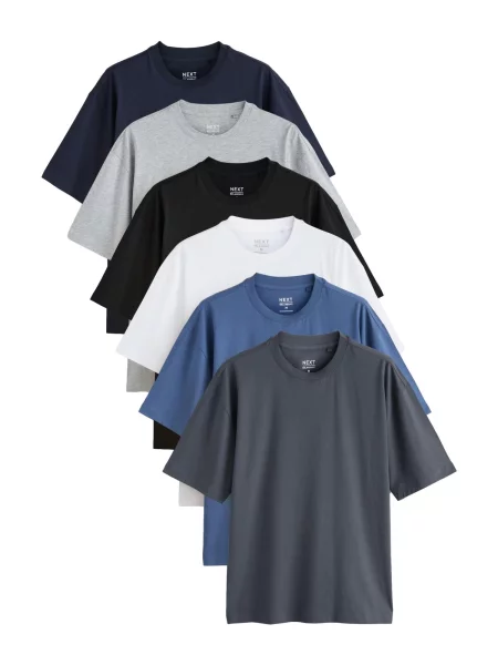 Next Tricou albastru fumuriu / gri amestecat / negru / amestacat alb