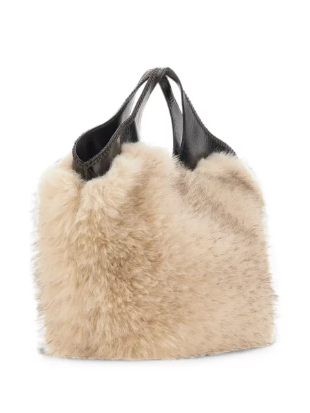 Geantă shopper Gianni Chiarini cu blană