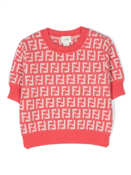 Dětské top Fendi růžový