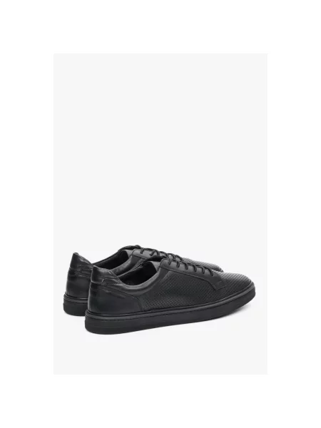 Літні кеди шкіряні Estro чорні