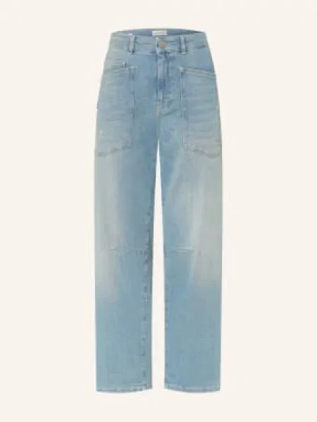 Opus Pants Džíny Barrel Melly Breeze light blue modré