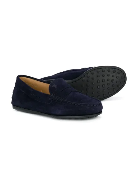 Mokasyny dziecięce Tod's niebieskie