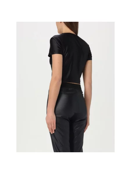 Koszulka Versace Jeans Couture z krótkim rękawem czarna