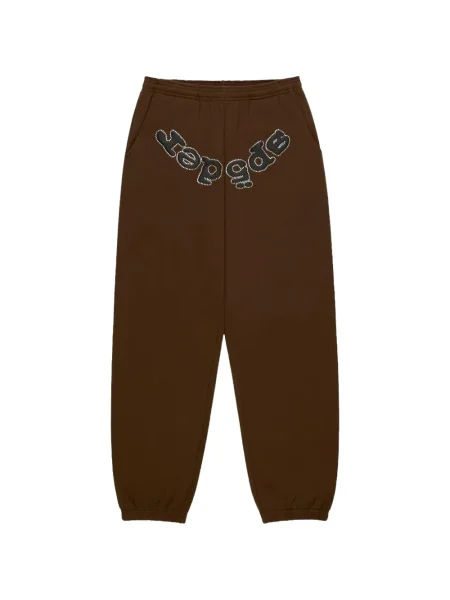 Pantaloni Sp5der maro