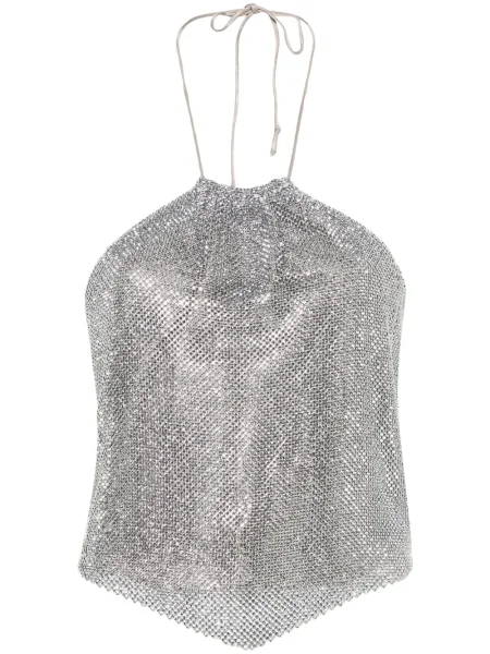 Top Manuri drapat argintiu