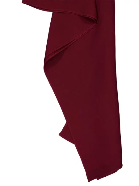 Top Roland Mouret drapat cu bretele roșu