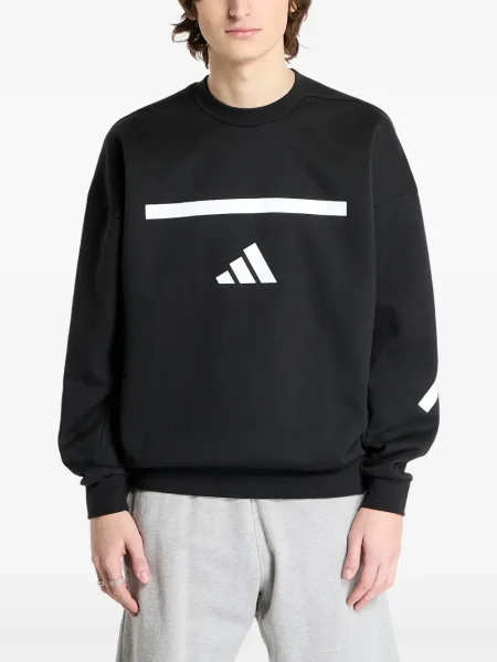 Hanorac Adidas cu autograf alergare evazat verde