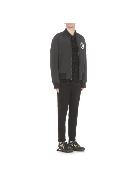 Koszulka polo Versace Jeans Couture czarna