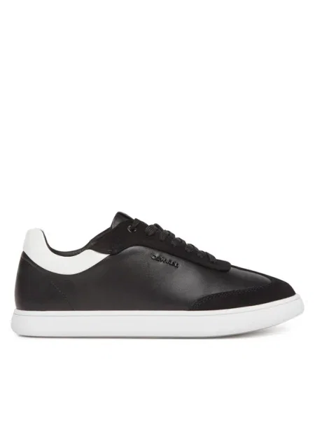 Calvin Klein Sportcipők Cupsole Lace Up Lth Sue Mix fekete