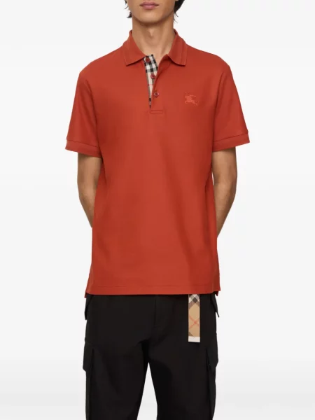 Polo majica Burberry narančasta