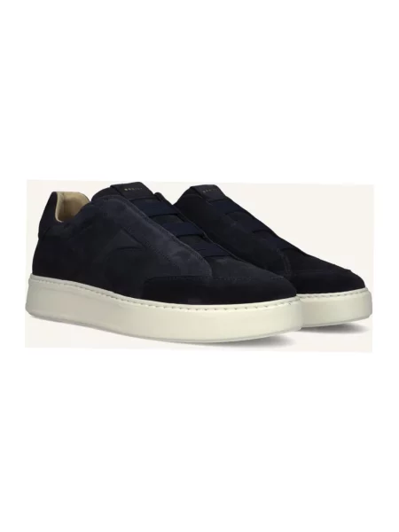 Sneakersy Nubikk skórzane niebieskie