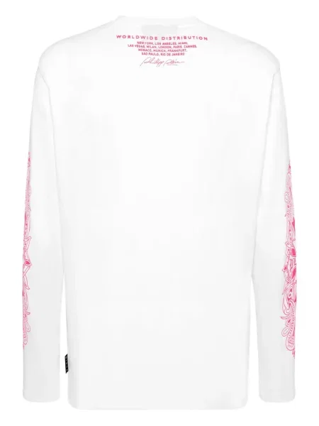 Tricou Philipp Plein alb
