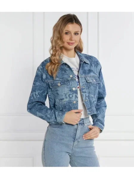Tommy Jeans Farmer kabát Claire kék
