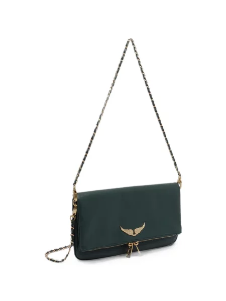 Geantă plic Zadig&voltaire verde