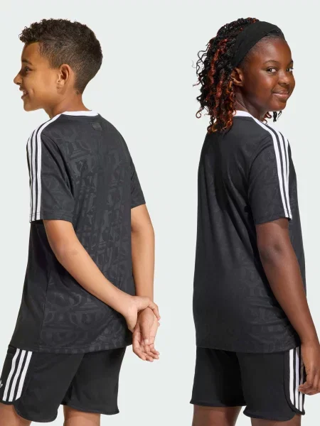 Детская футболка Adidas черная