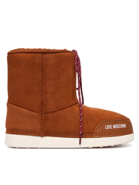 LOVE MOSCHINO Cizme de zăpadă bej