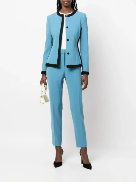 Pantaloni Boutique Moschino albastru