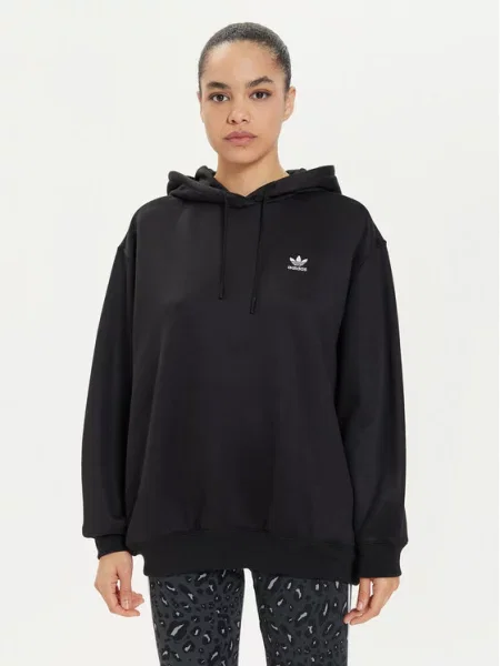 Adidas Bluza adicolor Trefoil Oversize czarny