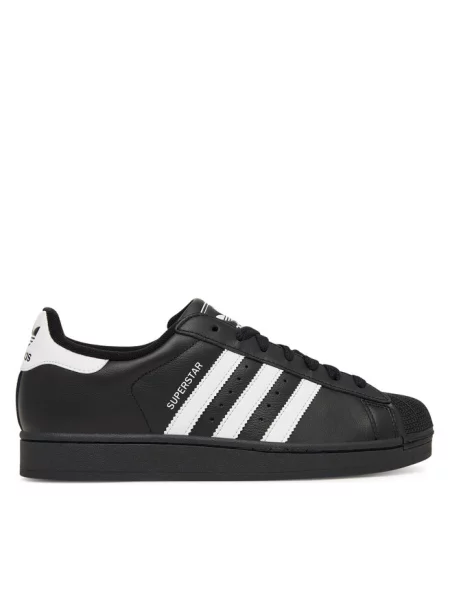 Adidas Originals sneakersy skórzane Superstar II czarny