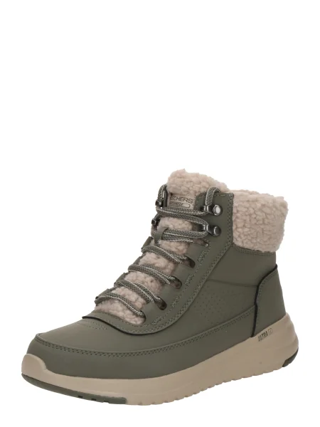 SKECHERS Ghete cu șireturi ON-THE-GO STELLAR ALPINE oliv verde