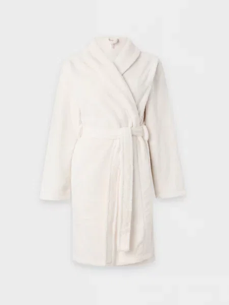 Hunkemöller Halat de baie scurt natural alb