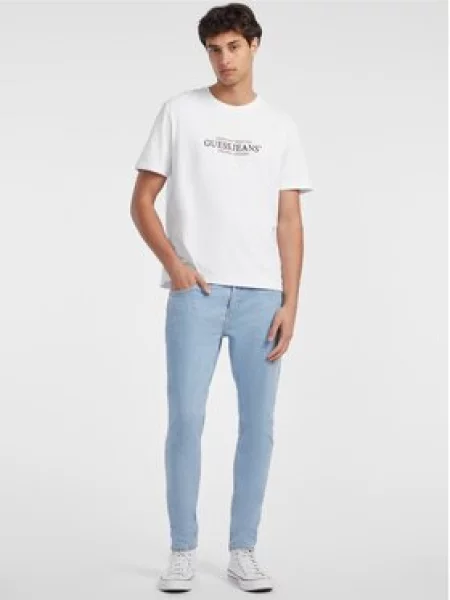 Tričko Guess Jeans bílé