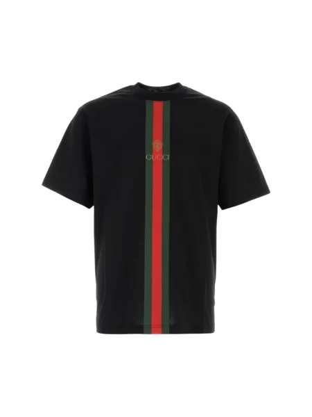 Koszulka Gucci z nadrukiem czarna