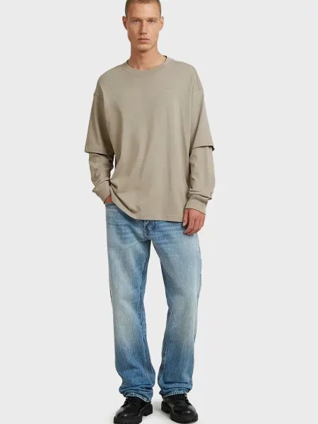 Лонгслів G-star Raw сірий