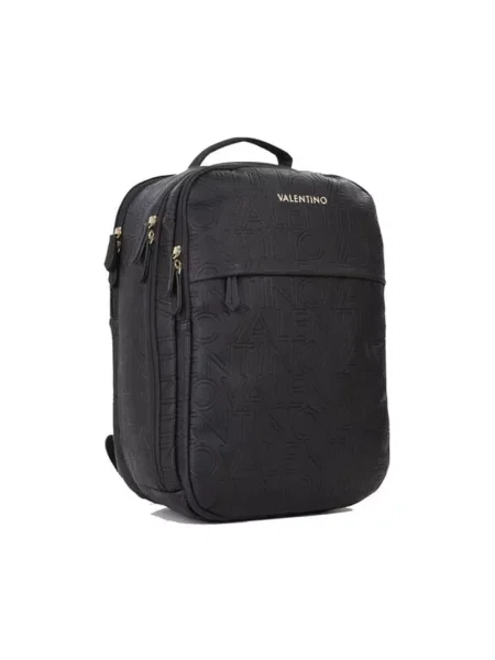 Duża lniana torebka Valentino Bags czarna