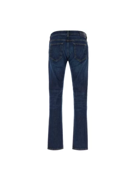 Jeansy straight leg Pt Torino niebieskie