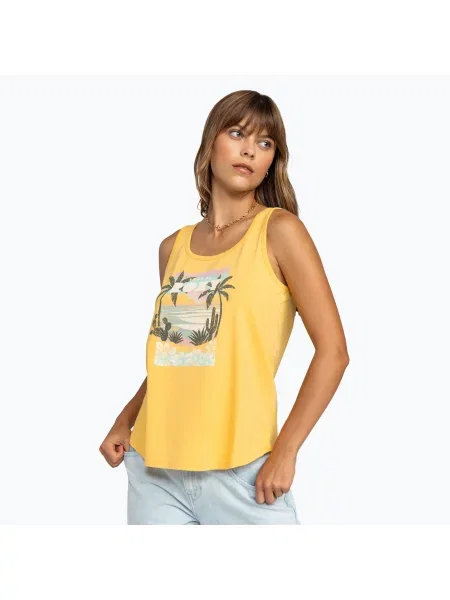 Дамски потник Roxy Beach Angel Tank top banana cream жълто