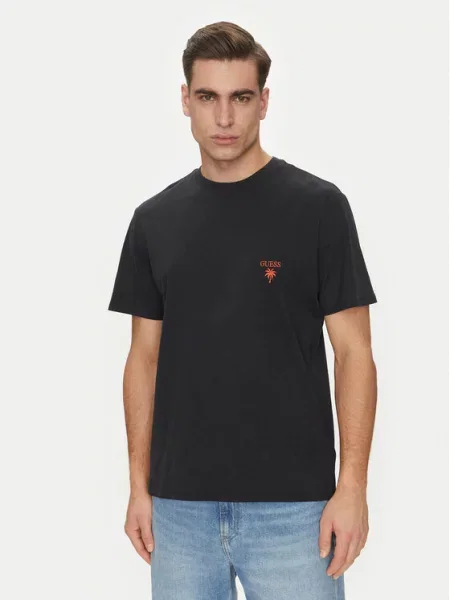 T-Shirt Guess μαύρο