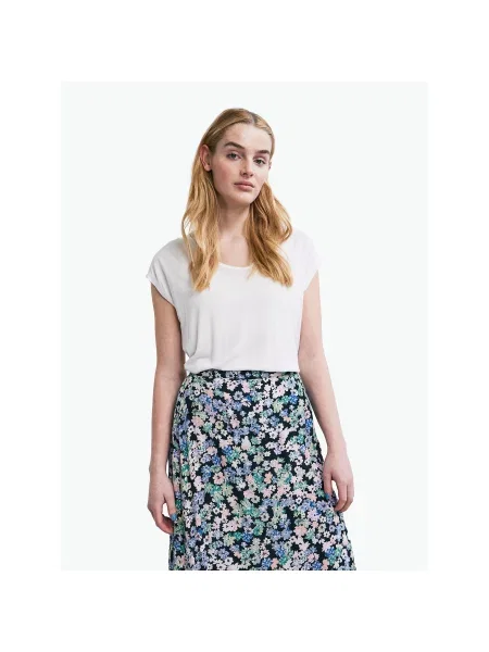 Pieces T-shirt Billo Loose Fit bijela