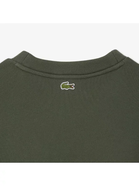 Lacoste Plisowana Sukienka Dresowa zielona