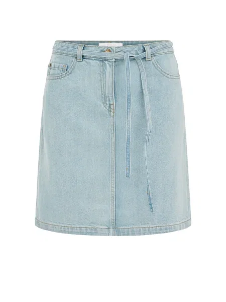 WE Fashion Fustă denim albastru