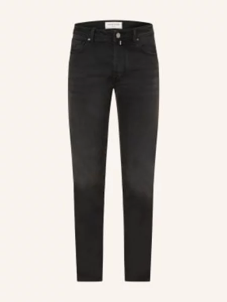 Jacob Cohen Džíny Bard Slim Fit dark black černé