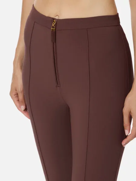 Брюки Elisabetta Franchi коричневые
