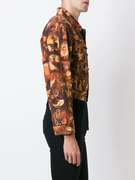 Džínová bunda Jean Paul Gaultier Pre-owned s potiskem
