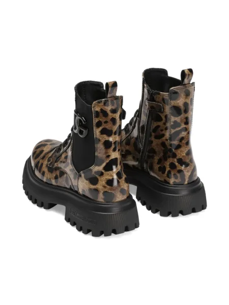 Botki dziecięce Dolce And Gabbana brązowe