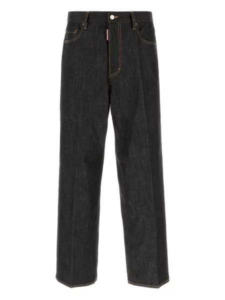 Blugi Dsquared2 cu 5 buzunare negru