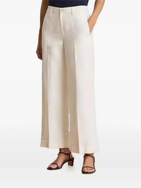 Cropp pantaloni Lauren Ralph Lauren cu picior lat