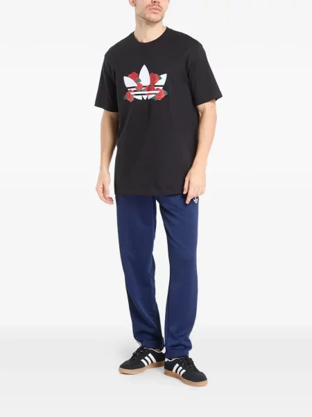 Ριγέ τρέξιμο παντελόνι Adidas μπλε