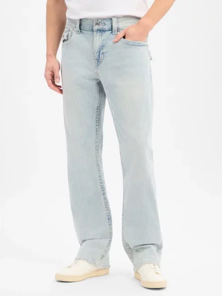 True Religion Dżinsy o prostym kroju Ricky Mężczyźni niebieski