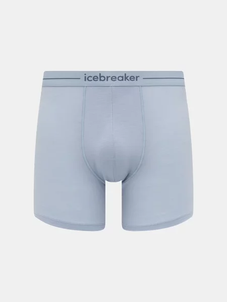 Icebreaker bokserki funkcyjne z wełny merino Anatomica niebieskie