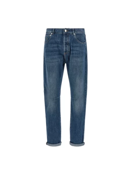 Jeansy Brunello Cucinelli niebieskie