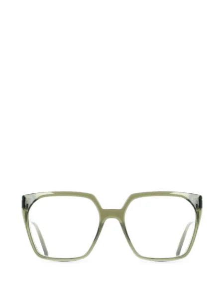 Ochelari de soare Ferragamo Eyewear cu imprimeu geometric verde